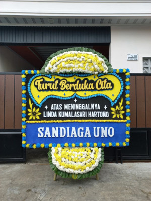 Papan Bunga Duka di Kejobong